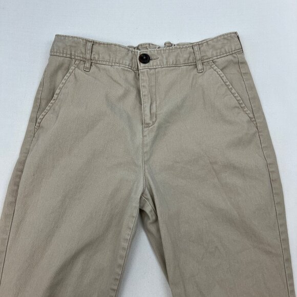 Old Navy Womens Boot Cut Khaki Pants Mid Rise Size 6T Stretch - Picture 3 of 8